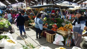 Gemüsemarkt in Ecuador