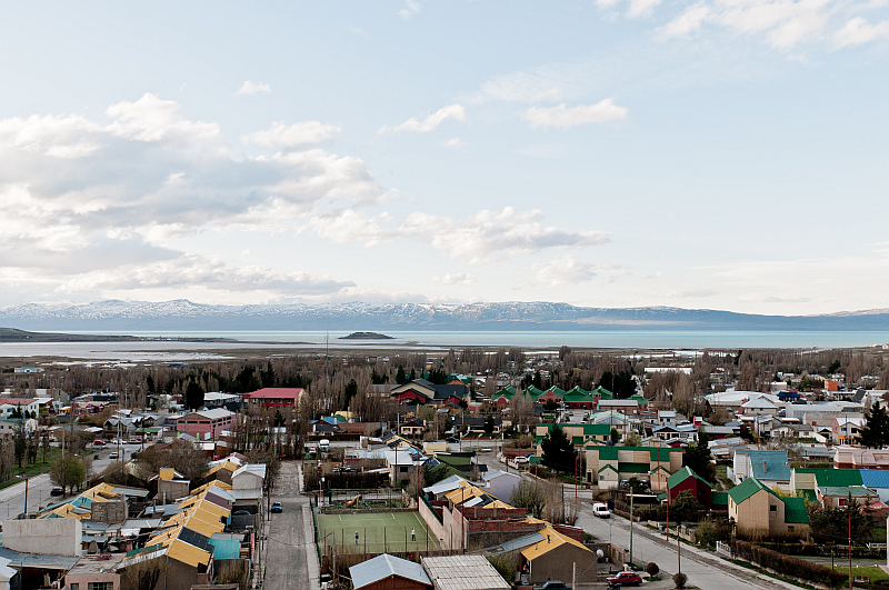 Blick auf Lago Argentino, El Calafate, Argentinien