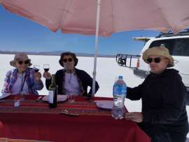 Reisefoto von Barbara, Karl-Heinz und Martin