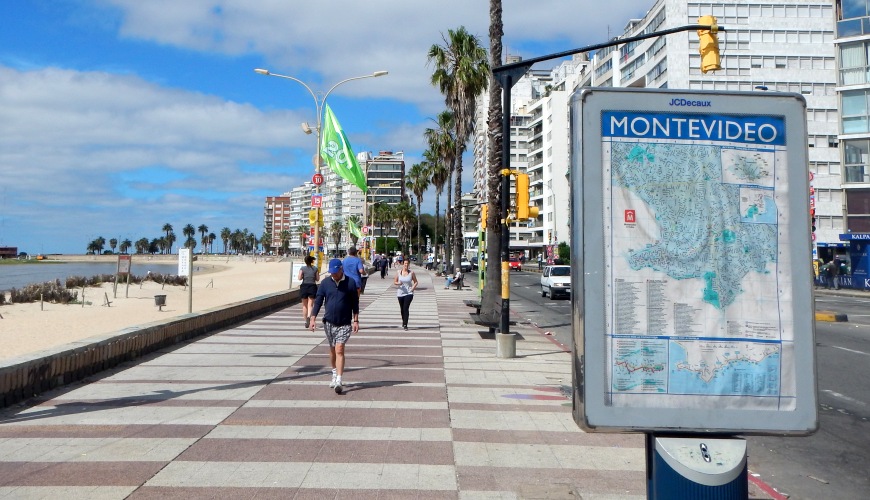 Lauftipp: Laufen auf der Rambla von Montevideo