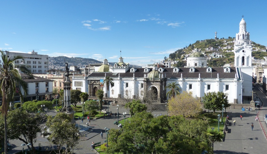 Besichtigung der kolonialen Altstadt von Quito