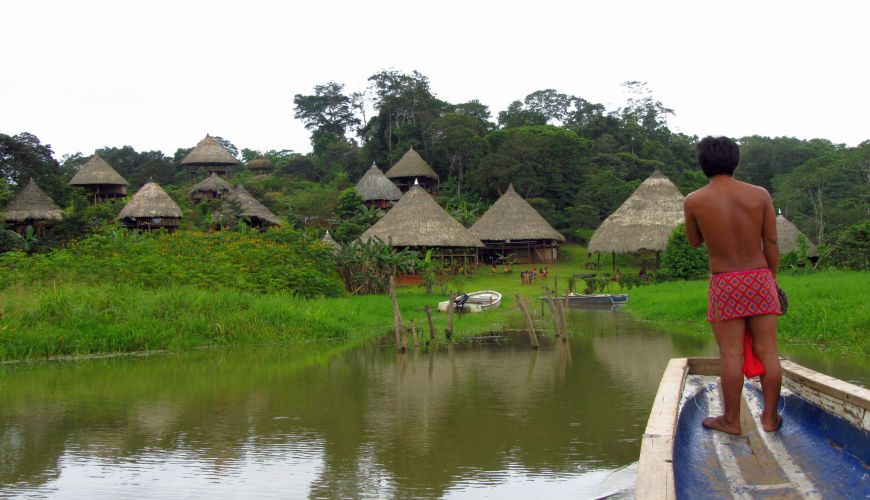 Besuch eines Embera Dorfes