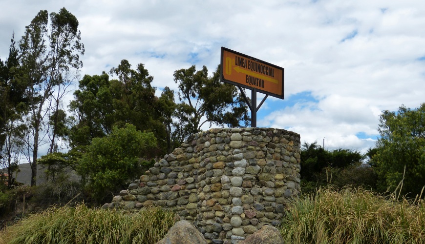 Ausflug zum Äquatordenkmal Quitsato