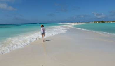 Badetag auf Cayo de Agua