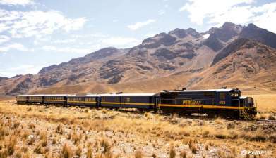 Zugfahrt von Cusco nach Puno im Tren Titicaca