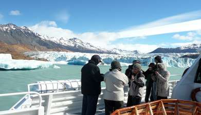 Bootsfahrt zum Vulkan Viedma