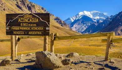 Aconcagua Trekkingtour bis zum Camp Confluencia