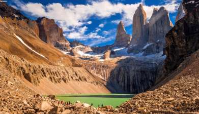 Wanderung zu den Granittürmen Torres del Paine