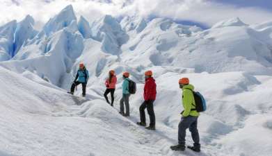 Exkursion zum Gletscher Perito Moreno + Icetrekking