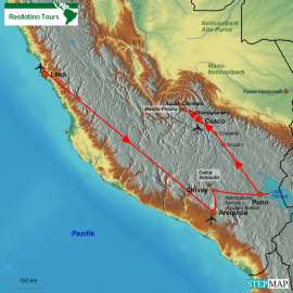Reisekarte Die ideale Peru-Gruppenreise
