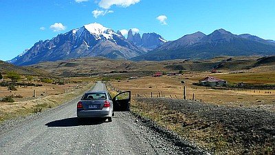 Torres del Paine im Mietwagen