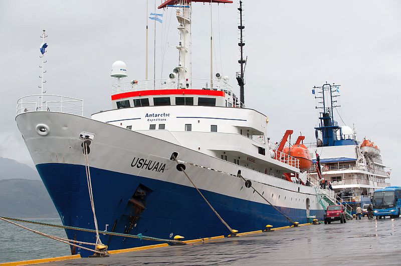 MS Ushuaia Polarschiff Antarktis