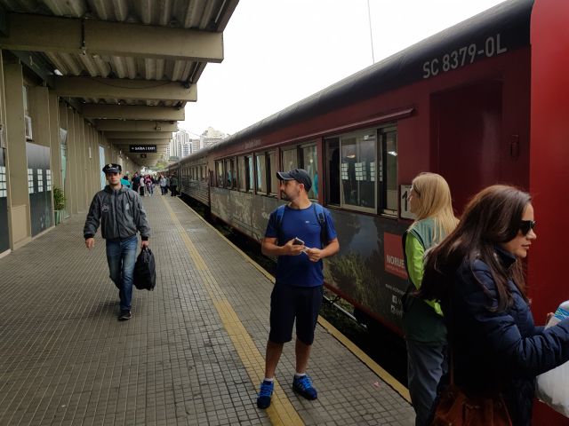 Bahnhof Curitiba Brasilien Bahnhof Curitiba