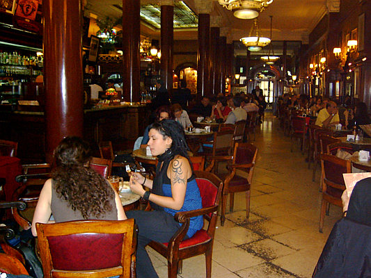 Café Tortini auf Avenida de Mayo, Buenos Aires, Argentinien