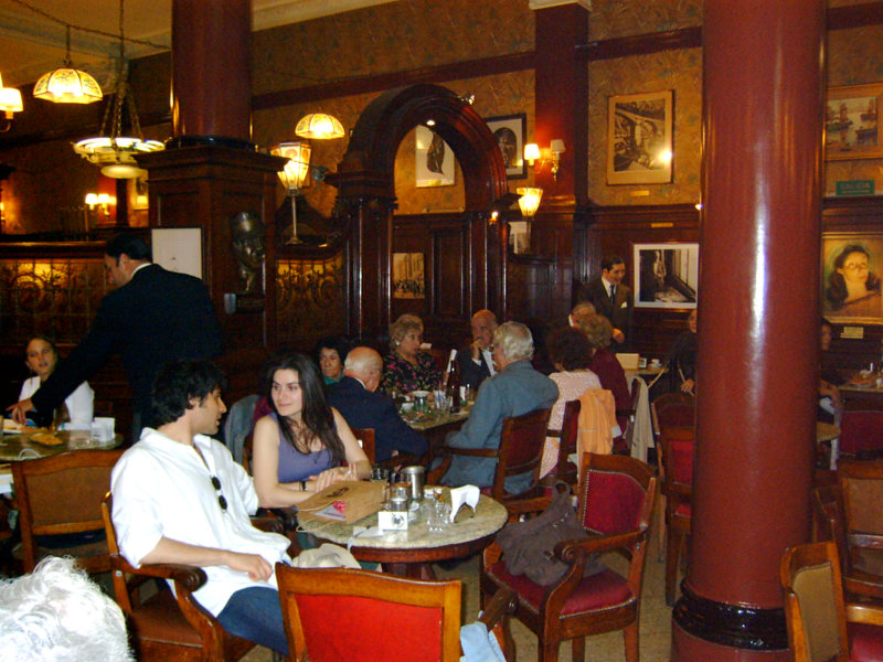 Café Tortini auf Avenida de Mayo, Buenos Aires, Argentinien