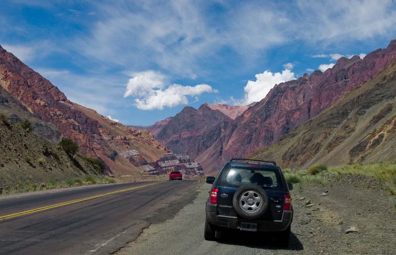 Landschaft rund um Mendoza, Argentinien