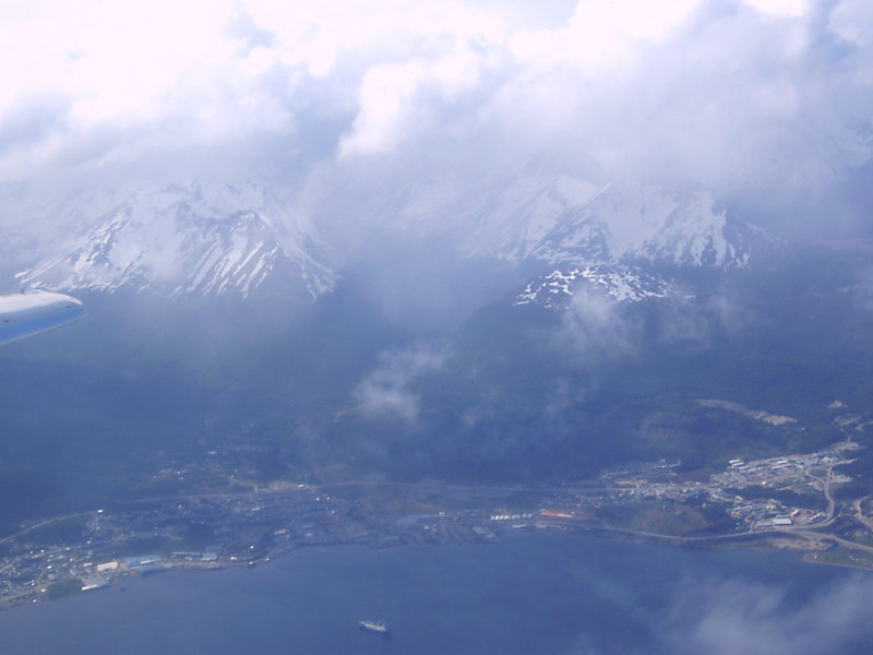 Blick auf Ushuaia, Argentinien