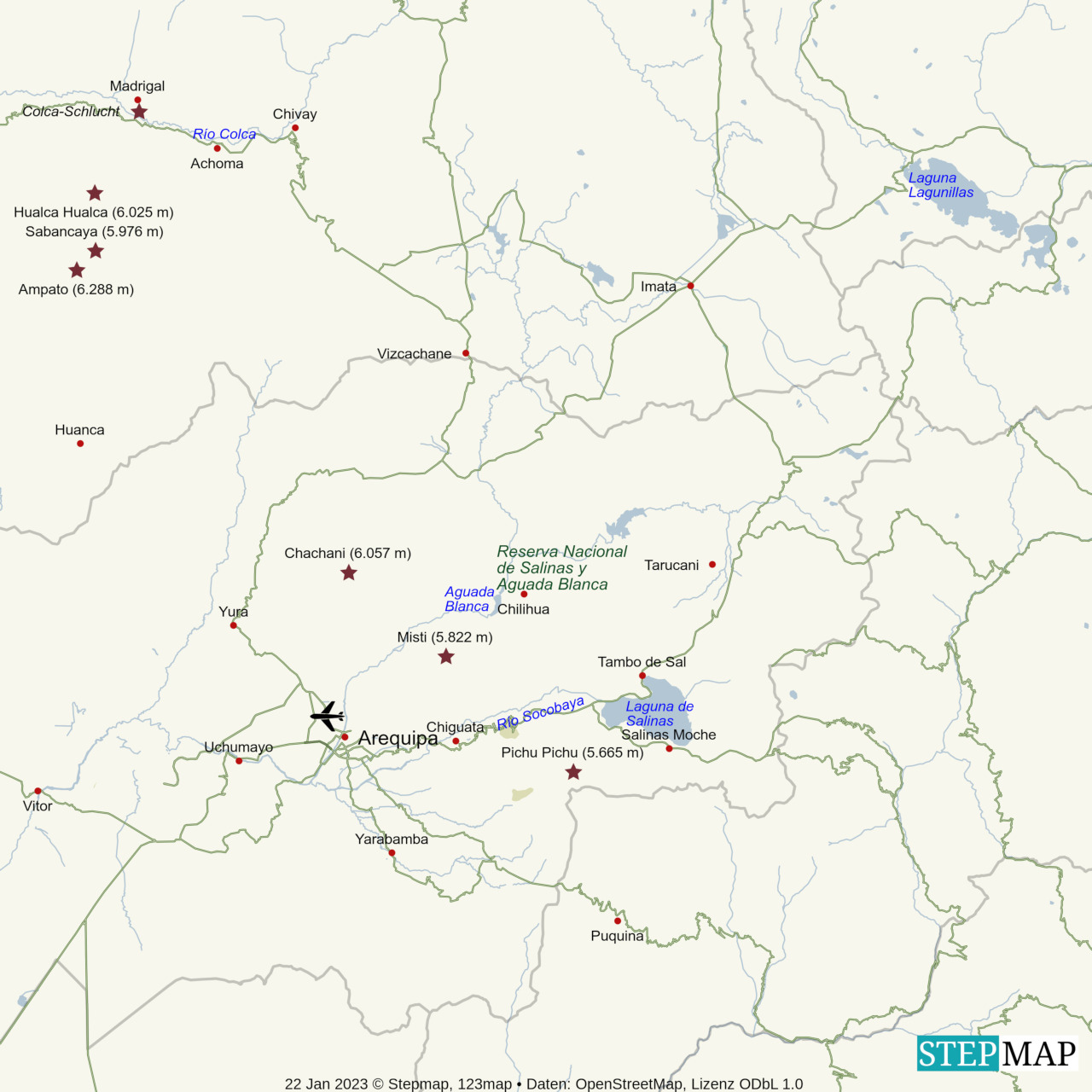 Arequipa und Umgebung