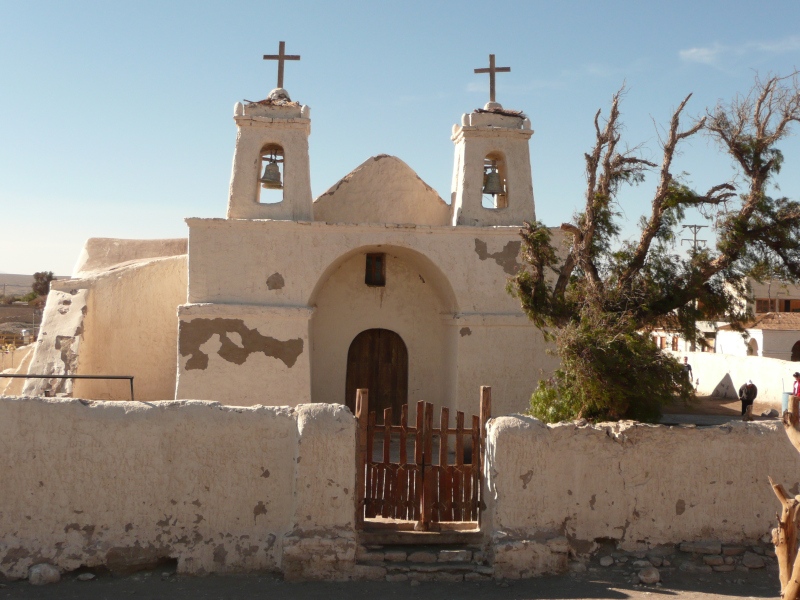 Kirche Chiu Chiu, San Pedro de Atacama, Chile