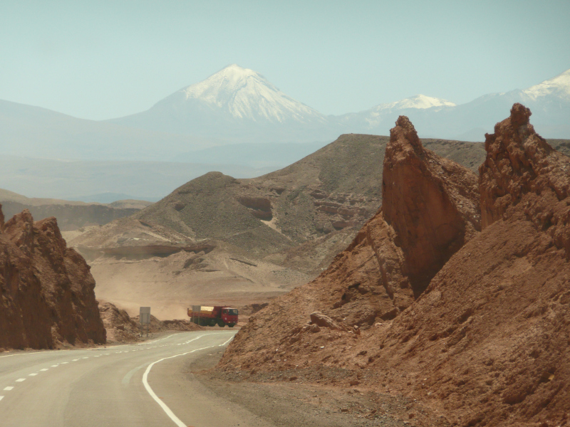 Fahrt von Calama nach San Pedro de Atacama