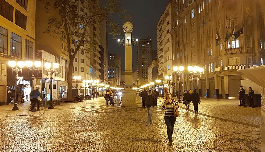 Fußgängerzone Curitiba Fußgängerzone Curitiba