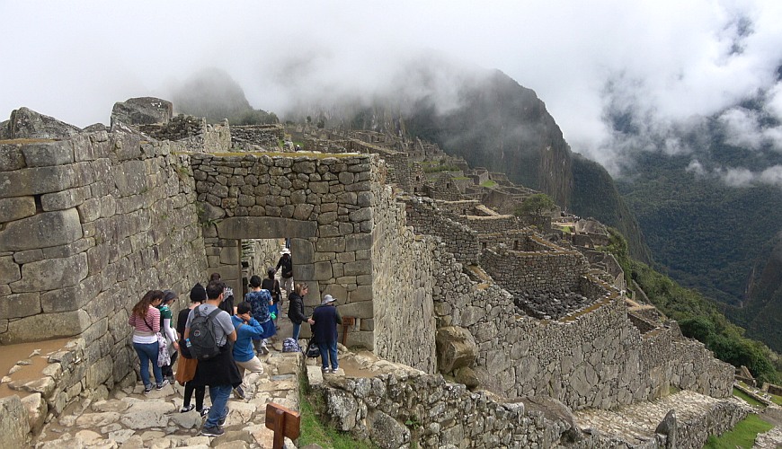 Besuch Machu Picchu, Peru Besuch Machu Picchu, Peru