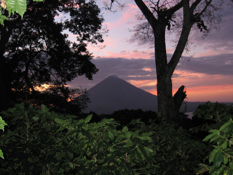 Sonnenuntergang, Isla Ometepe, Nicaragua