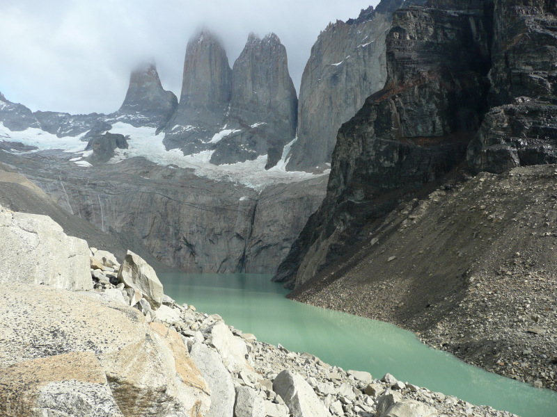 Torres del Paine Nationalpark Chile mit Cuernos del Paine