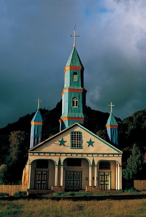 Kirche in Chiloé, Chile