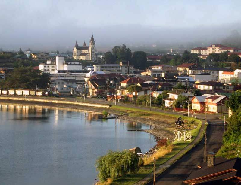Promenade in Puerto Varas, Chile