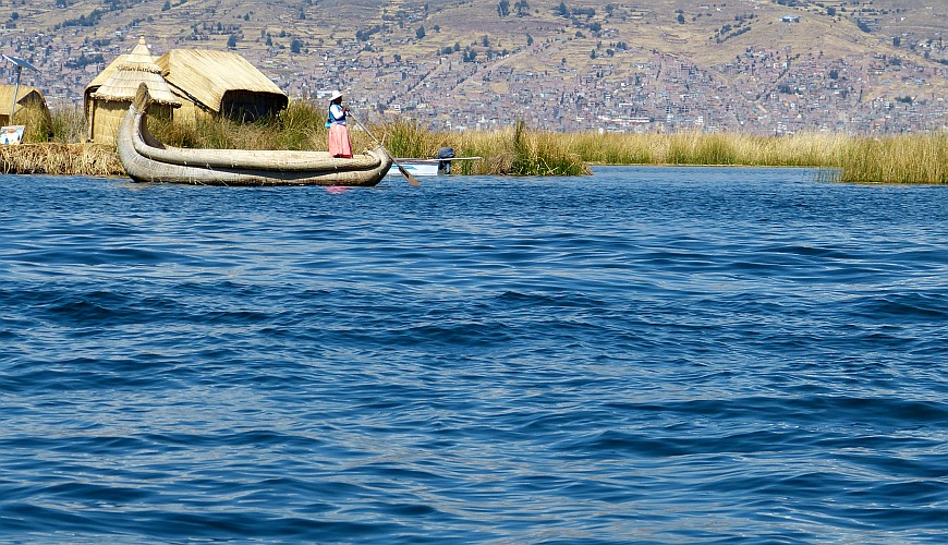 Uros, Titicacasee, Peru Uros, Titicacasee, Peru