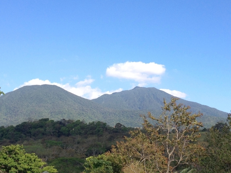 Blick auf den Vulkan Tenorio im Nationalpark, Costa Rica