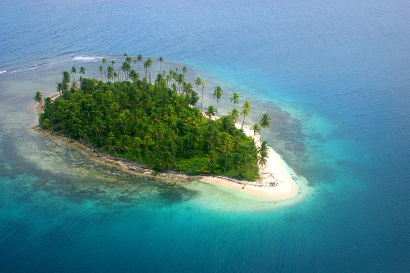 Luftaufnahme San Blas Inseln Panama