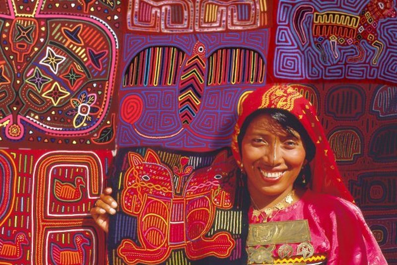 Handwerk Molas San Blas Inseln Panama