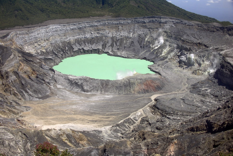 Krater Vulkan Poas, Costa Rica