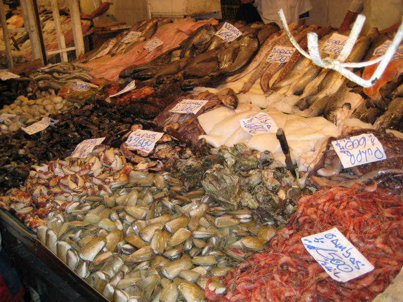 Markt Mercado Central, Santiago de Chile