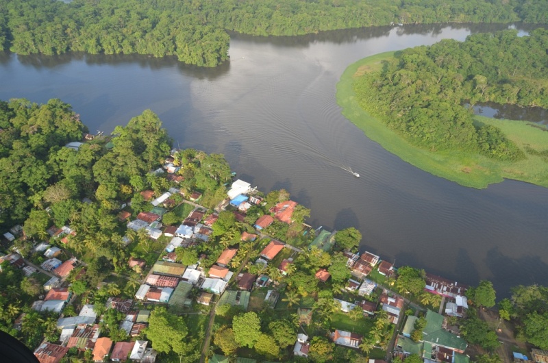 Luftaufnahme Nationalpark Tortuguero, Costa Rica