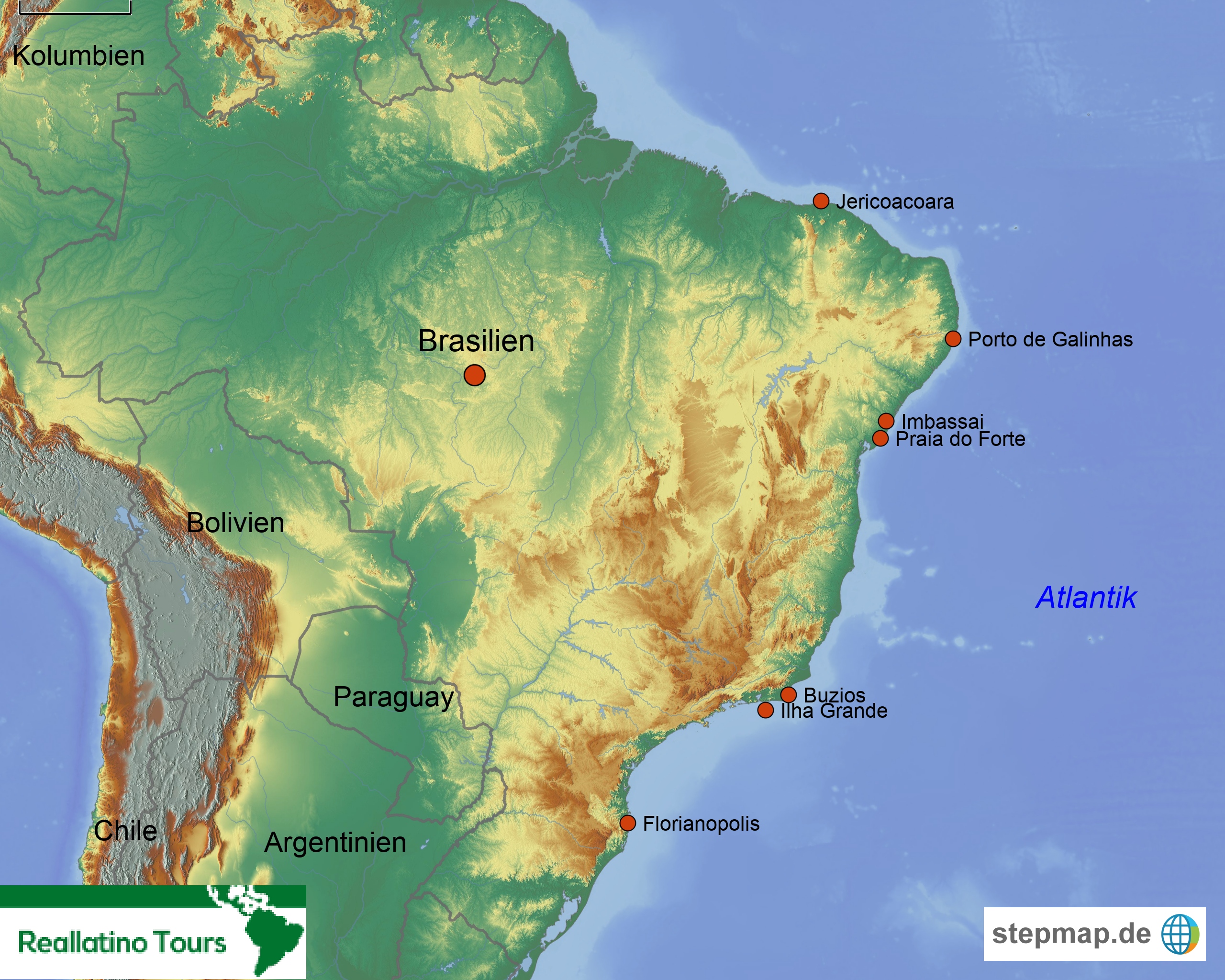 Badeorte in Brasilien